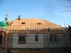 Isolation extérieure de la toiture en panneaux de laine de bois